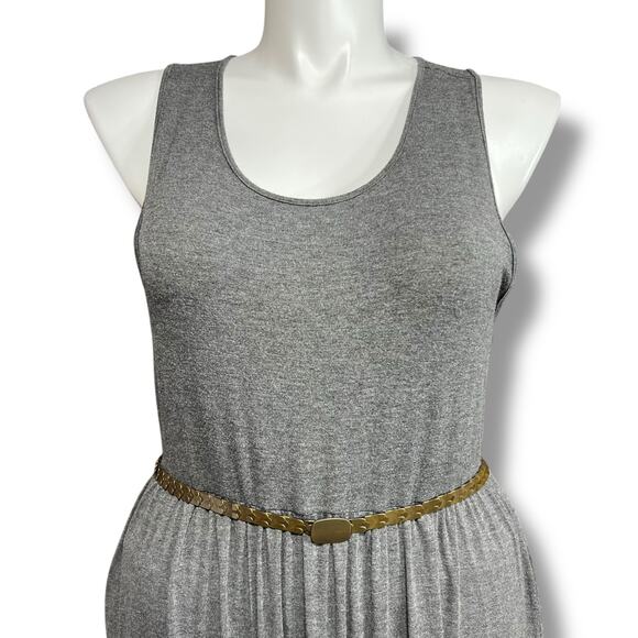 Vintage Womens Scale Serpentine Belt Stretchy Bronze Retro Fashion Statement - Picture 1 of 6